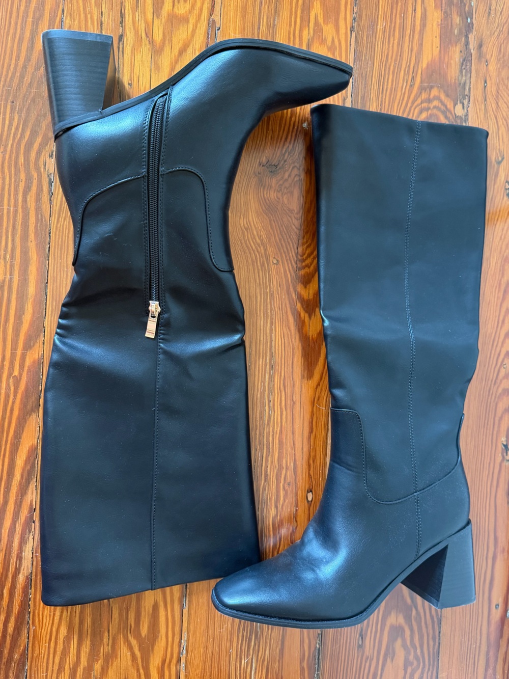 NWOT Billini Black Sandra Tall Boots with Heel